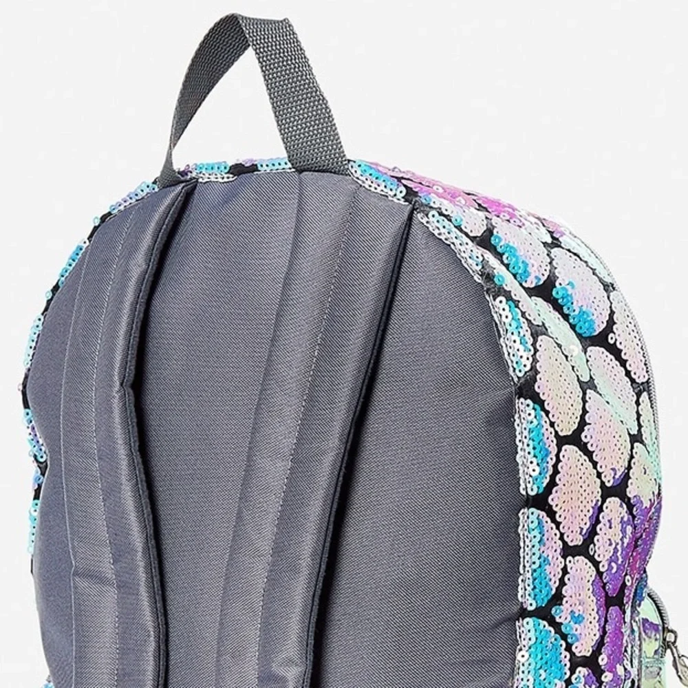 Justice Flip Sequins Mermaid Backpack initial C